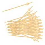 Maxbell 200Pcs Disposable Cocktail Picks Decorative Toothpick Fruit Sticks Skewers