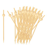 Maxbell 200Pcs Disposable Cocktail Picks Decorative Toothpick Fruit Sticks Skewers
