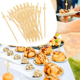 Maxbell 200Pcs Disposable Cocktail Picks Decorative Toothpick Fruit Sticks Skewers