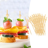 Maxbell 200Pcs Disposable Cocktail Picks Decorative Toothpick Fruit Sticks Skewers