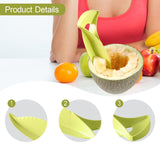 Maxbell Melon Cutter Compact Portable Fruit Slicer for Picnic Party Family Gathering