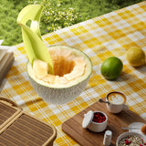 Maxbell Melon Cutter Compact Portable Fruit Slicer for Picnic Party Family Gathering