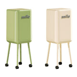 Maxbell Trash Can with Wheels Minimalist Wastebasket for Kitchen Dresser Living Room Green