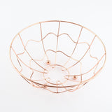 Maxbell Wire Storage Stand Vegetable Holder Holiday Pastry Wedding Fruit Basket Bowl