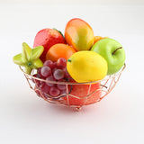 Maxbell Wire Storage Stand Vegetable Holder Holiday Pastry Wedding Fruit Basket Bowl