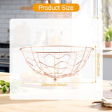 Maxbell Wire Storage Stand Vegetable Holder Holiday Pastry Wedding Fruit Basket Bowl