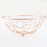 Maxbell Wire Storage Stand Vegetable Holder Holiday Pastry Wedding Fruit Basket Bowl