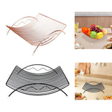 Maxbell Fruit Basket Practical Fruit Stand Holder for Restaurant Kitchen Living Room Black