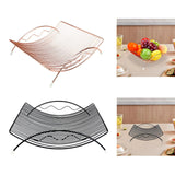 Maxbell Fruit Basket Practical Fruit Stand Holder for Restaurant Kitchen Living Room Black