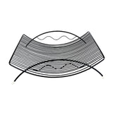Maxbell Fruit Basket Practical Fruit Stand Holder for Restaurant Kitchen Living Room Black