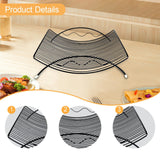 Maxbell Fruit Basket Practical Fruit Stand Holder for Restaurant Kitchen Living Room Black