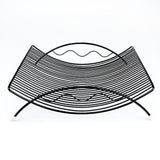 Maxbell Fruit Basket Practical Fruit Stand Holder for Restaurant Kitchen Living Room Black