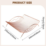 Maxbell Fruit Basket Practical Fruit Stand Holder for Restaurant Kitchen Living Room Rose Gold