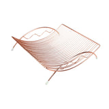 Maxbell Fruit Basket Practical Fruit Stand Holder for Restaurant Kitchen Living Room Rose Gold