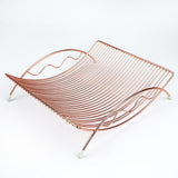 Maxbell Fruit Basket Practical Fruit Stand Holder for Restaurant Kitchen Living Room Rose Gold