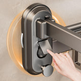 Maxbell Towel Shelf Wall Mounted Kitchen Bathroom Towel Rack Home Decor Multipurpose 40cmx23cmx13.5cm