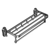 Maxbell Towel Shelf Wall Mounted Kitchen Bathroom Towel Rack Home Decor Multipurpose 40cmx23cmx13.5cm