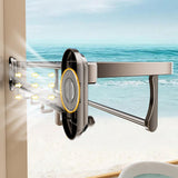 Maxbell Towel Shelf Wall Mounted Kitchen Bathroom Towel Rack Home Decor Multipurpose 50cmx23cmx13.5cm