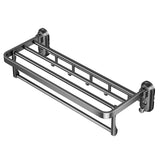 Maxbell Towel Shelf Wall Mounted Kitchen Bathroom Towel Rack Home Decor Multipurpose 50cmx23cmx13.5cm