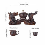 Maxbell Semi Automatic Tea Pot Gift Chinese Gongfu Tea Set for Office Leisure Indoor