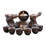 Maxbell Semi Automatic Tea Pot Gift Chinese Gongfu Tea Set for Office Leisure Indoor