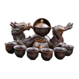 Maxbell Semi Automatic Tea Pot Gift Chinese Gongfu Tea Set for Office Leisure Indoor