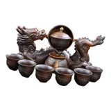 Maxbell Semi Automatic Tea Pot Gift Chinese Gongfu Tea Set for Office Leisure Indoor