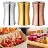 Maxbell Toothpick Holder Dispenser Stainless Steel for Restaurant Bar Argent