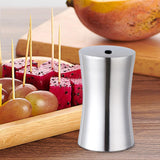 Maxbell Toothpick Holder Dispenser Stainless Steel for Restaurant Bar Argent
