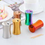 Maxbell Toothpick Holder Dispenser Stainless Steel for Restaurant Bar Argent