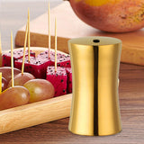 Maxbell Toothpick Holder Dispenser Stainless Steel for Restaurant Bar Gold
