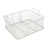Maxbell Square Frying Drain Basket Stainless Steel for French Fries 35x25x10cm