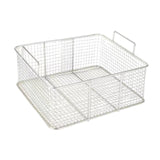 Maxbell Square Frying Drain Basket Stainless Steel for French Fries 38x25x10cm