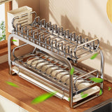 Maxbell Dish Drying Rack Large Capacity Dish Rack for Home Kitchen Counter Apartment M