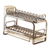 Maxbell Dish Drying Rack Large Capacity Dish Rack for Home Kitchen Counter Apartment M