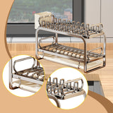 Maxbell Dish Drying Rack Large Capacity Dish Rack for Home Kitchen Counter Apartment M