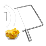 Maxbell Stainless Steel Cheese Slicer Portable Portable Multifunctional Cutting Wire