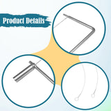 Maxbell Stainless Steel Cheese Slicer Portable Portable Multifunctional Cutting Wire