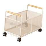 Maxbell Rolling File Cart Book Storage Portable with Wheels for Crafts Handbag Books M