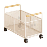 Maxbell Rolling File Cart Book Storage Portable with Wheels for Crafts Handbag Books M