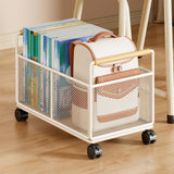 Maxbell Rolling File Cart Book Storage Portable with Wheels for Crafts Handbag Books M