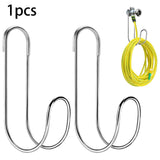 Maxbell Garden Hose Holder Garden Tool Wall Mounted for Yard Home Basement