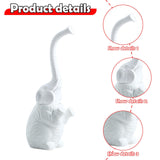 Maxbell Toilet Brush and Holder Elephant Statue Household Cleaning Tool for Restroom