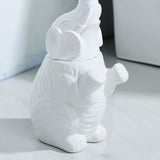 Maxbell Toilet Brush and Holder Elephant Statue Household Cleaning Tool for Restroom