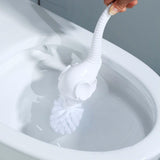 Maxbell Toilet Brush and Holder Elephant Statue Household Cleaning Tool for Restroom