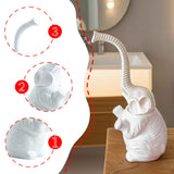 Maxbell Toilet Brush and Holder Elephant Statue Household Cleaning Tool for Restroom