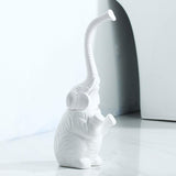 Maxbell Toilet Brush and Holder Elephant Statue Household Cleaning Tool for Restroom