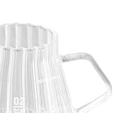 Maxbell Coffee Pot Lightweight Portable Slow Brewer for Drinking Picnic Coffee Maker Clear