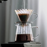 Maxbell Coffee Pot Lightweight Portable Slow Brewer for Drinking Picnic Coffee Maker Clear