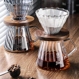 Maxbell Coffee Pot Lightweight Portable Slow Brewer for Drinking Picnic Coffee Maker Clear